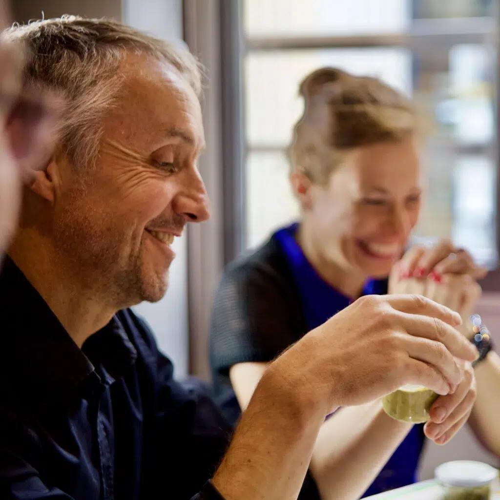 Visuel clients tout sourire / bien être au travail